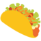 Taco emoji on Google